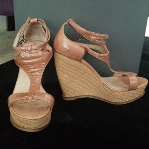 7 for all mankind wedge sandle